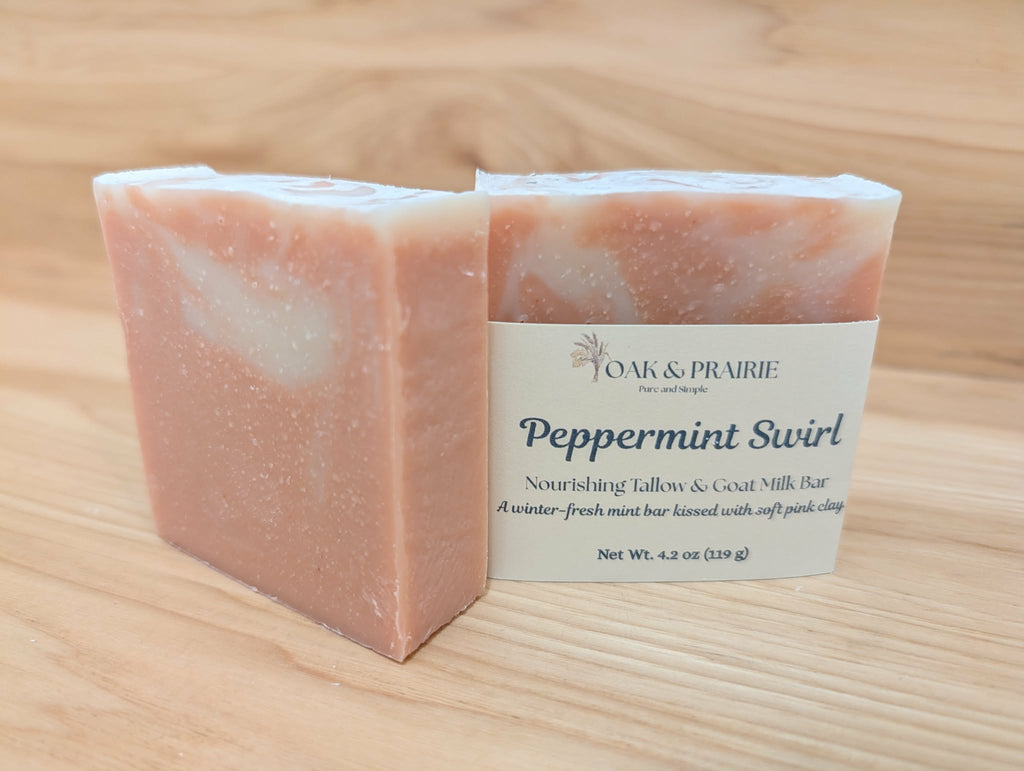 Peppermint Swirl Soap Bar