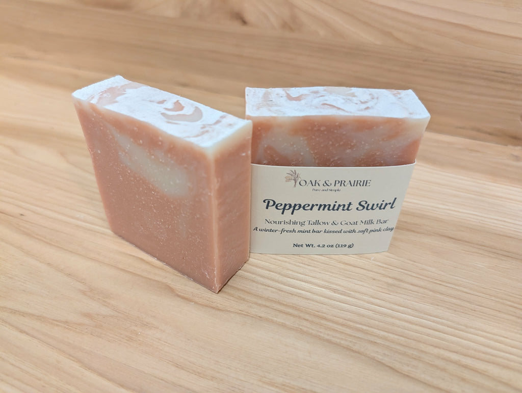 Peppermint Swirl Soap Bar