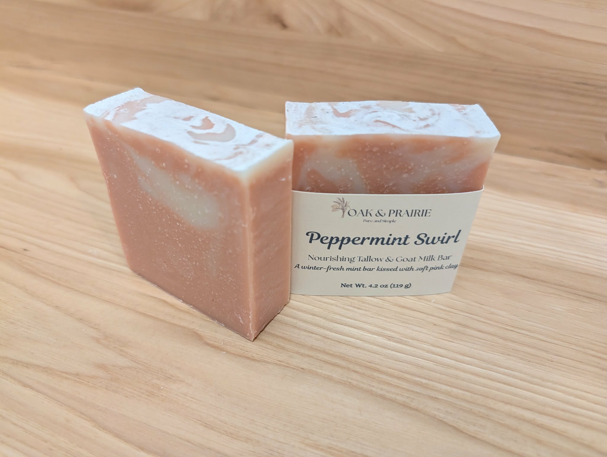 Peppermint Swirl Soap Bar