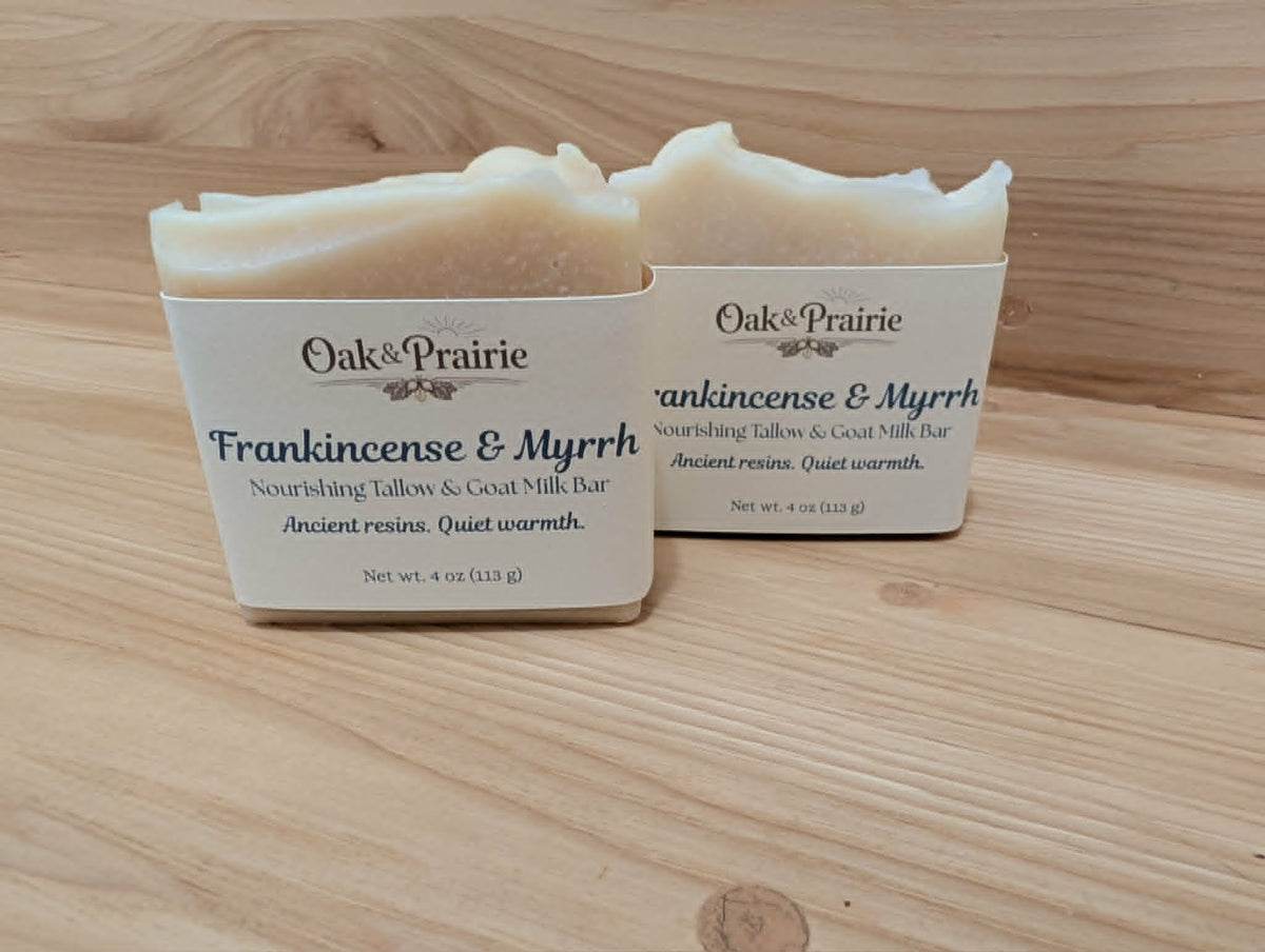 Frankincense & Myrrh Goat Milk Bar Soap