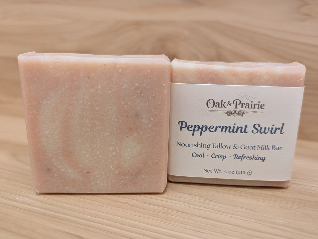 Peppermint Swirl Soap Bar